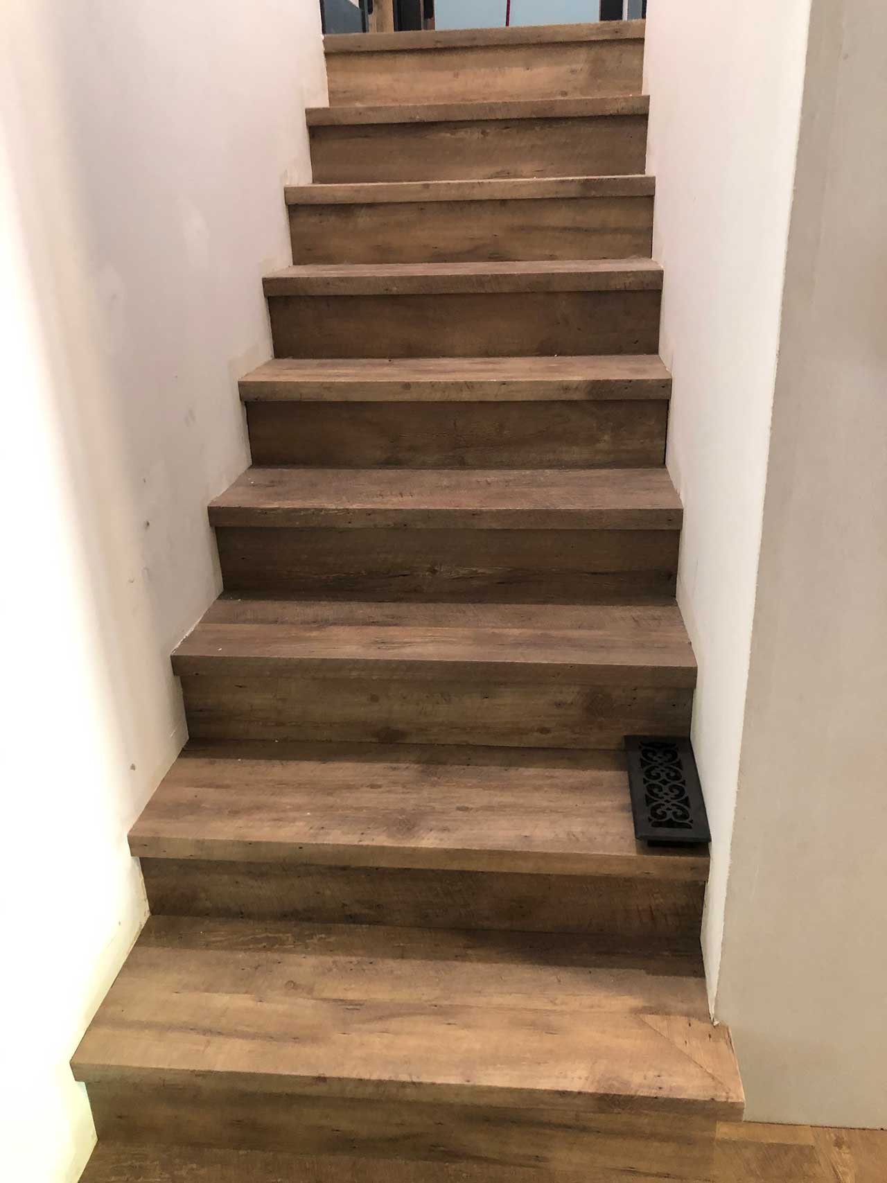 Professional staircase installation showing quality craftsmanship